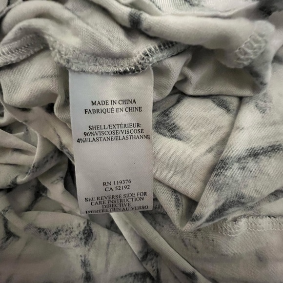 HELMUT LANG Deep Twist Strata Print Jersey Dress - Picture 10 of 11